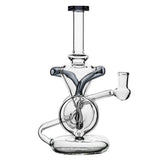 BORO Infinity Loop Torus Recycler Handcrafted Borosilicate Glass Gallery showcase view 11 highlighting functional glass details