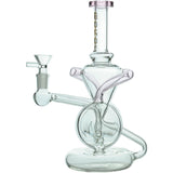 BORO Infinity Loop Torus Recycler Handcrafted Borosilicate Glass Gallery showcase view 19 highlighting functional glass details