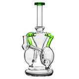 BORO Infinity Loop Torus Recycler Handcrafted Borosilicate Glass Gallery showcase view 8 highlighting functional glass details