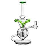 BORO Infinity Loop Torus Recycler Handcrafted Borosilicate Glass Gallery showcase view 7 highlighting functional glass details