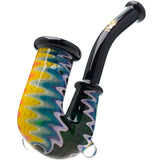 Wigwags hand pipe dry pipe with encased opal