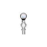 Opal Pillar Joystick Carb Cap for Dr. Dabber Switch Go | Calibear, glass joystick carb cap with encased opal pillar and directional airflow design
