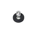Opal Pillar Joystick Carb Cap (Clear) for Dr. Dabber Switch 2 | Calibear, glass joystick carb cap with pillar-style top, encased opal detail and directional airflow design