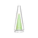 Calibear replacement glass attachments for Puffco Peak OG and Pro featuring various colored inner cones including black, pink, green, and blue.