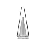 Calibear replacement glass attachments for Puffco Peak OG and Pro featuring various colored inner cones including black, pink, green, and blue.
