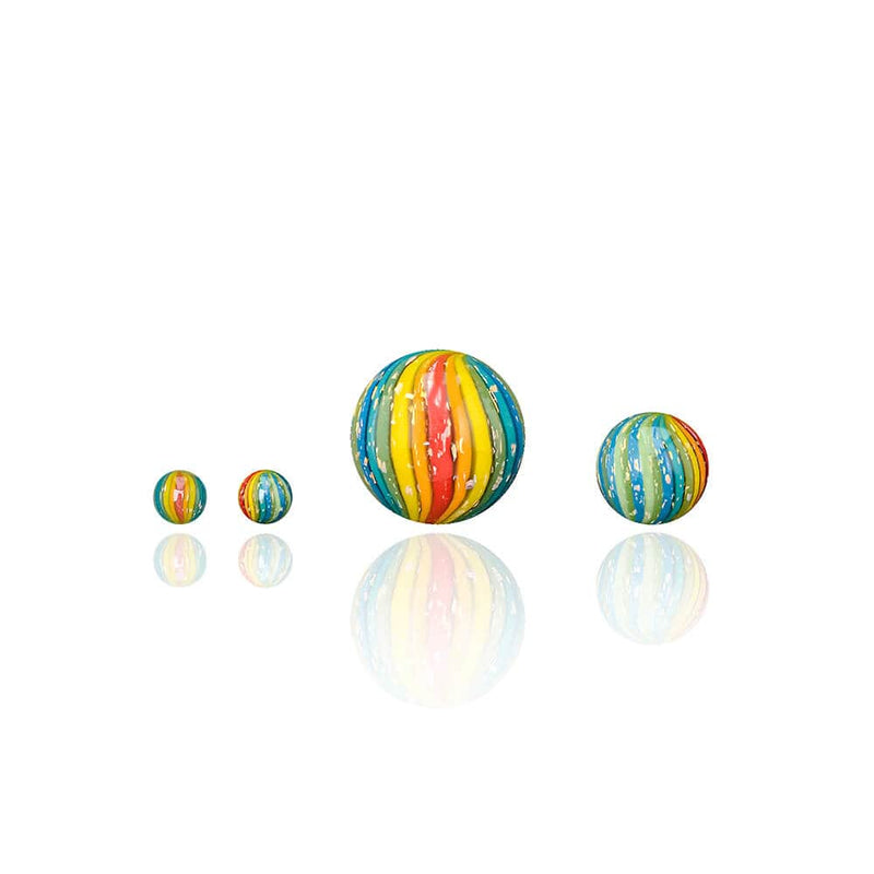 Rainbow Dichro Cactus Terp Slurper Marble Set V2 Calibear