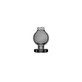 Calibear Spinning Vortex Carb Cap For Puffco / Carta / Switch 2/Switch Go Handcrafted Borosilicate Glass Installed profile view showing exact device fitment for Dr. Dabber Switch 2