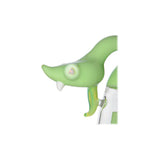 CaliBear Spirit Snake glass attachment for Puffco Peak OG and Pro with opal eyes and recycler water filtration, available in multiple colors.
