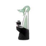 CaliBear Spirit Snake glass attachment for Puffco Peak OG and Pro with opal eyes and recycler water filtration, available in multiple colors.