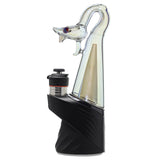 CaliBear Spirit Snake glass attachment for Puffco Peak OG and Pro with opal eyes and recycler water filtration, available in multiple colors.