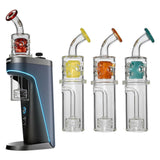 Calibear Straight Fab Rig for Dr. Dabber Switch 2 Handcrafted Borosilicate Glass Main product view showing precision borosilicate glass craftsmanship for Dr. Dabber Switch 2
