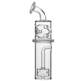 Calibear Straight Fab Rig for Dr. Dabber Switch 2 Handcrafted Borosilicate Glass Gallery showcase view 5 highlighting functional glass details for Dr. Dabber Switch 2