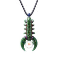 Scorpion Inspired Glass Pendant Necklace  Calibear  