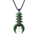 Scorpion Inspired Glass Pendant Necklace  Calibear  