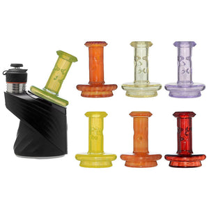 Calibear Simple Puffco Peak OG & Pro Dry Top -– Color-changing Glass (Chameleon Pink) Handcrafted Borosilicate Glass Main product view showing precision borosilicate glass craftsmanship for Puffco Peak OG & Pro