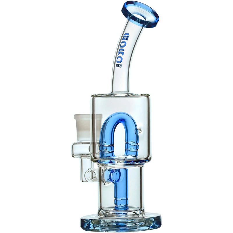 Popular dab Rigs with Double Slitted Cut Perc