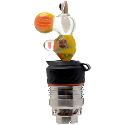 US Color Yoshi Puffco 3DXL Glass Carb Cap with Encased Opal