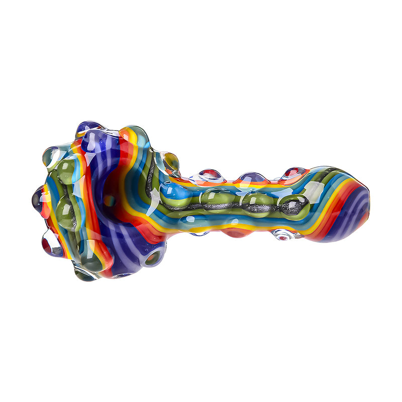 Glass Dragon Wigwag smoking hand pipe dry pipe | US WAREHOUSE