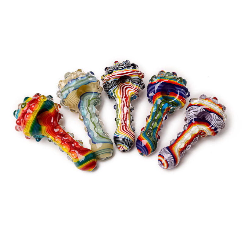 Glass Dragon Wigwag smoking hand pipe dry pipe | US WAREHOUSE