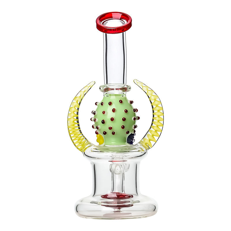 HORNS GLASS WATER PIPE GLASS DABRIG | BOROTECH | US WAREHOUSE