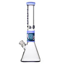 WIG WAG COLORED 15.8INCH GLASS BEAKER BONG | BOROTECH