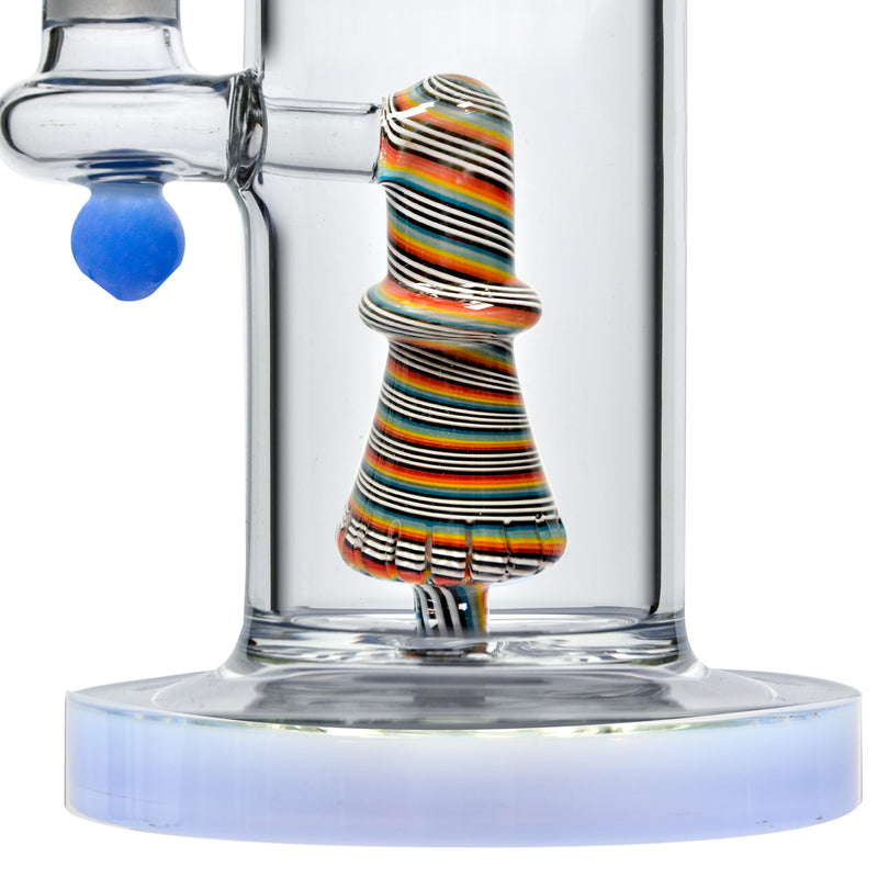 Wigwag Glass Water Pipe Glass Bong with Showerhead Perc | Borotech