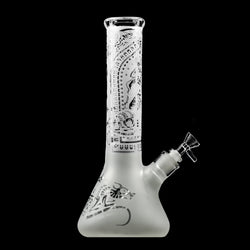 PREMIUM DEEP SANDBLASTED BEAKER 8/12/16INCH | BOROTECH