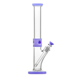 STRAIGHT TUBE BONG GLASS WATER PIPE | BORO TECH