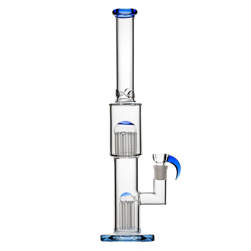2 LAYER ARM TREE PERC GLASS WATER PIPE BONG | BOROTECH