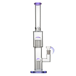 2 LAYER ARM TREE PERC GLASS WATER PIPE BONG | BOROTECH