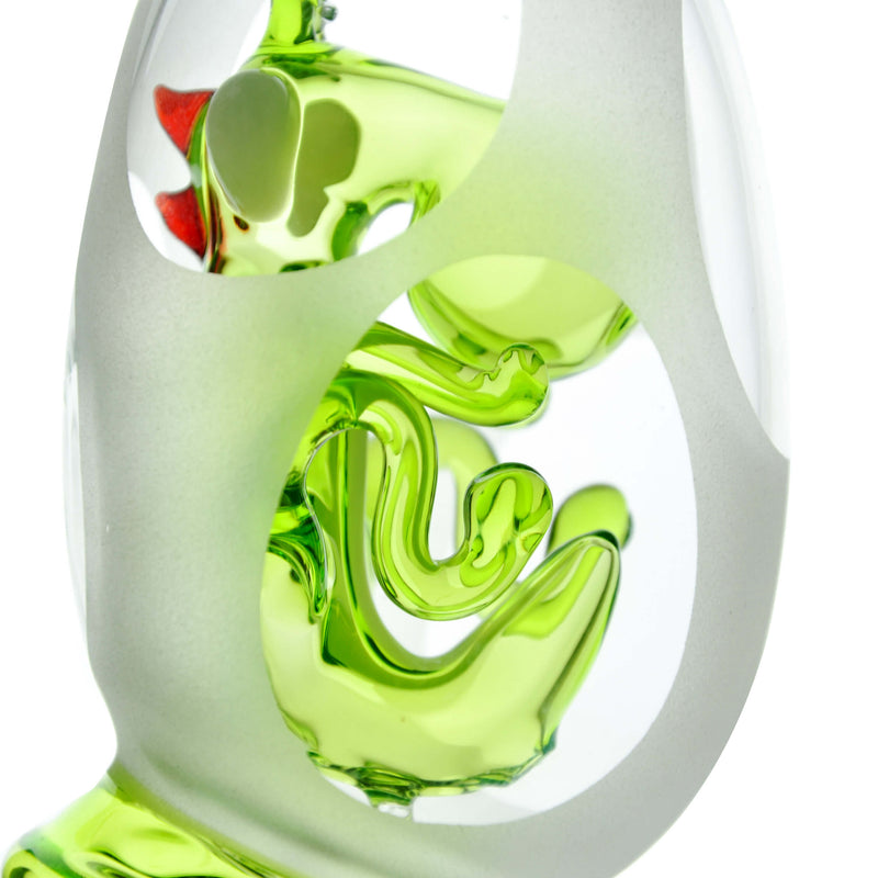 Waxmaid 3.94'' Frosted Yoshi Egg Glass Bubbler