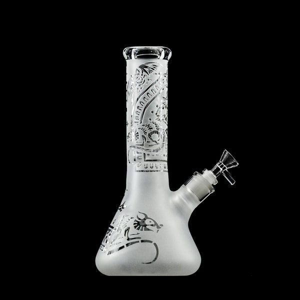 PREMIUM DEEP SANDBLASTED BEAKER 8/12/16INCH | BOROTECH