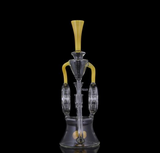 DUAL SWISS DISK GLASS WATER PIPE RECYCLER | DAB RIG | BOROTECH