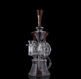 DUAL SWISS DISK GLASS WATER PIPE RECYCLER | DAB RIG | BOROTECH