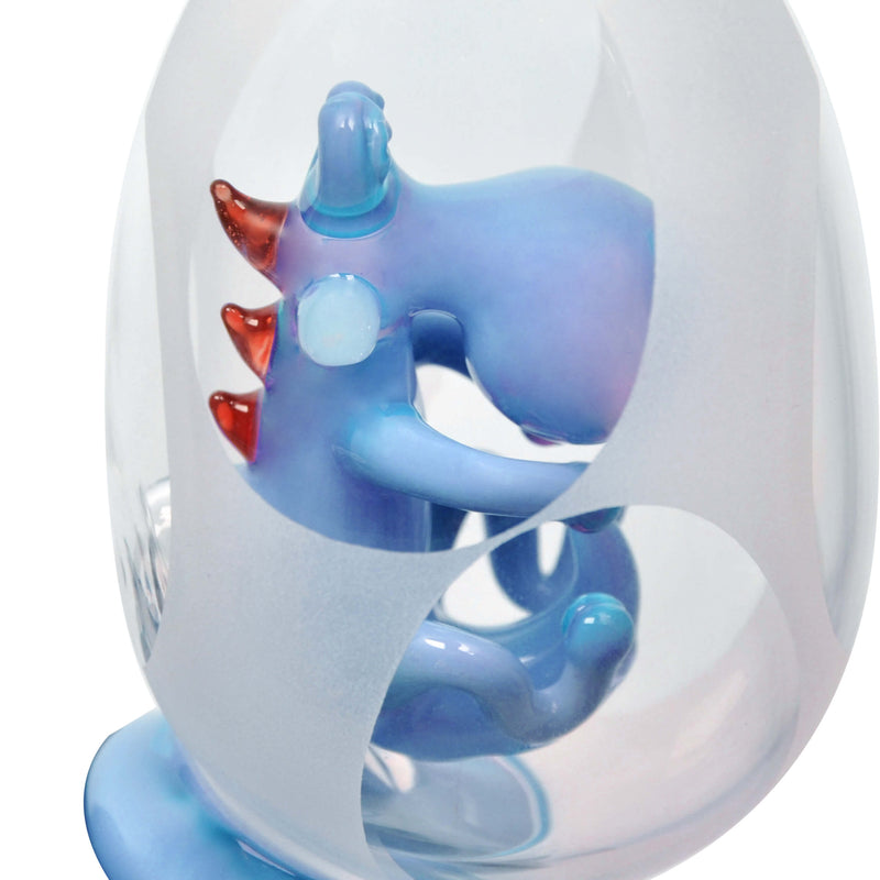 Waxmaid 3.94'' Frosted Yoshi Egg Glass Bubbler