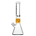 WIG WAG COLORED 15.8INCH GLASS BEAKER BONG | BOROTECH