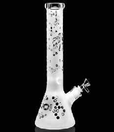 14INCH PREMIUM FROSTED BEAKER  | BOROTECH | US WAREHOUSE